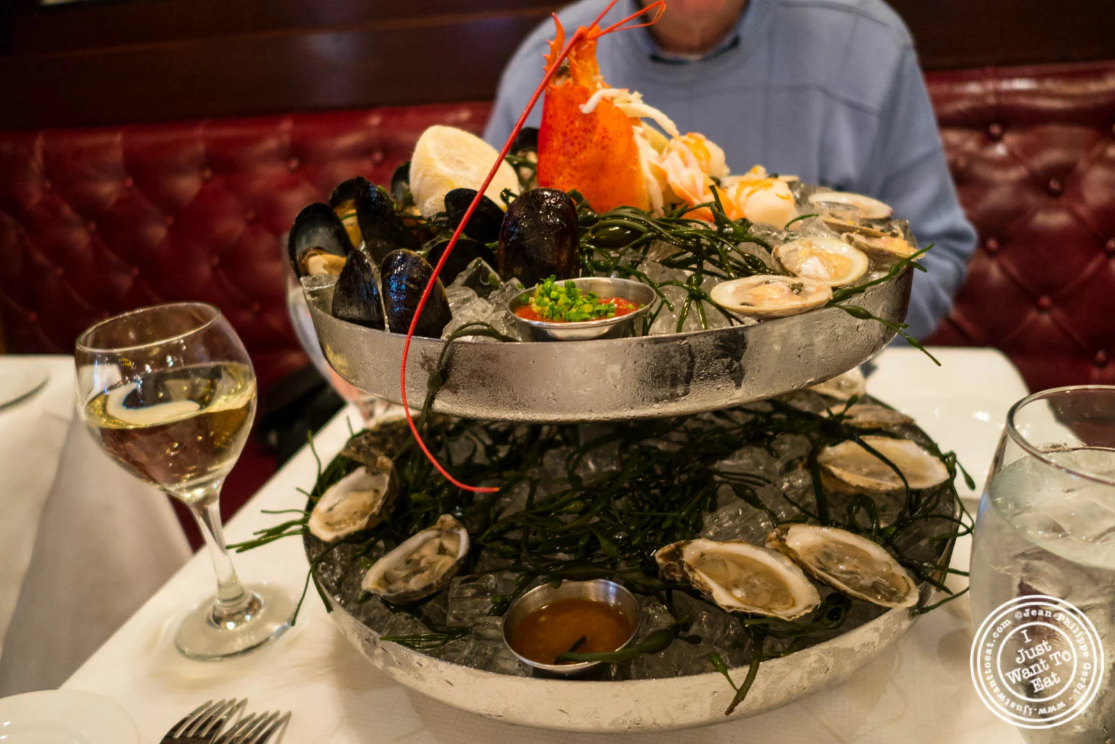 Le Chateau, seafood platter, at Rue 57 in NYC, New York