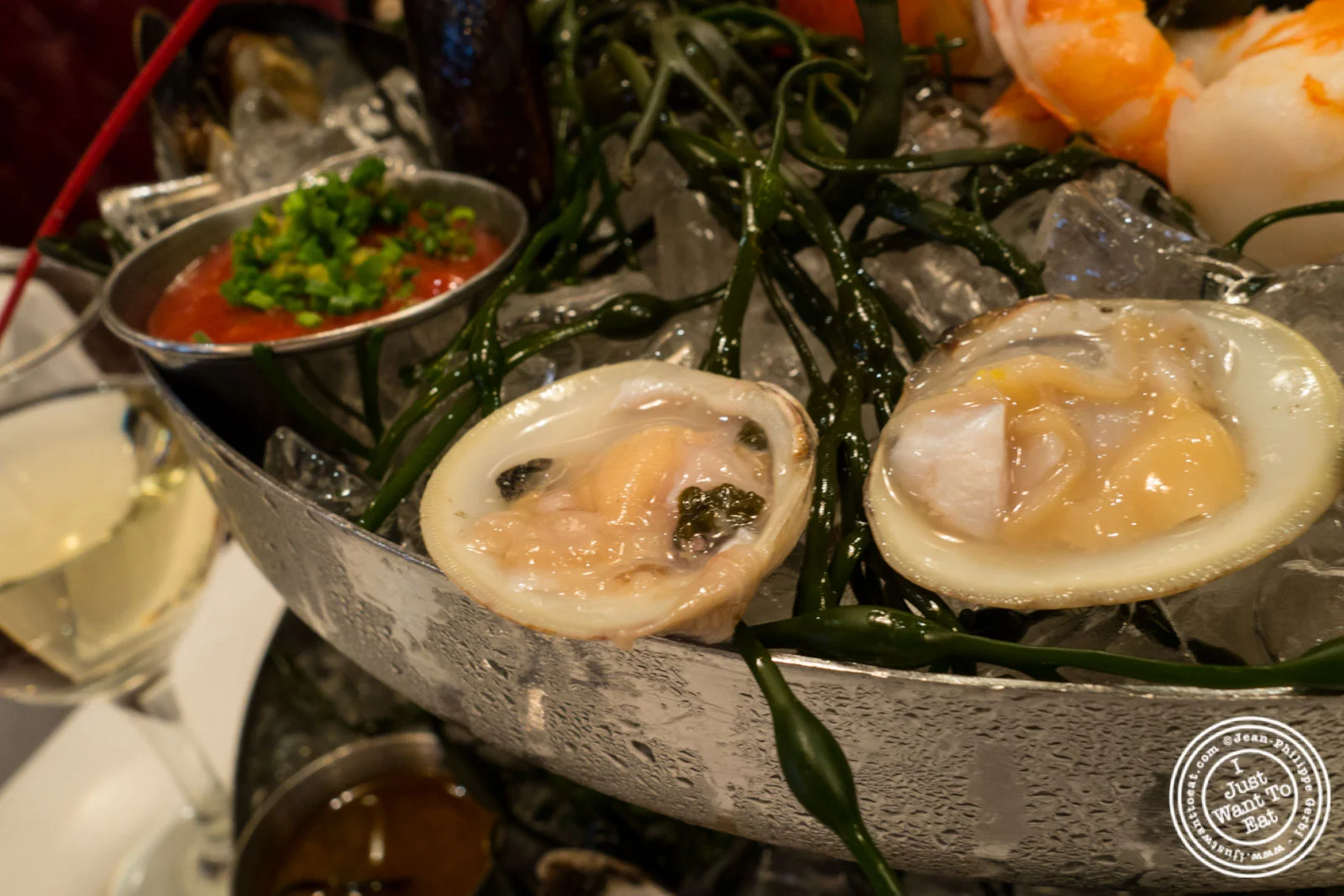 Clams at Rue 57 in NYC, New York