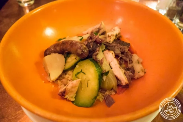 Couscous at Café Noir in TriBeCa, NYC, New York