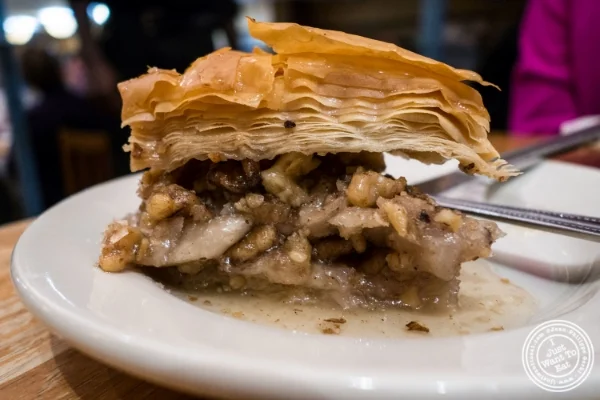 Baklava at Uncle Nick's, Greek Restaurant in NYC, New York