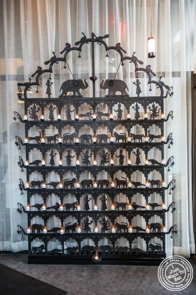 Entrance at Tamarind in TriBeCa, NYC, New York