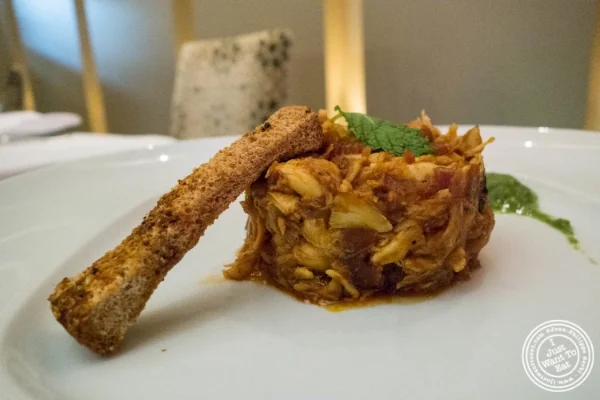 Chili crab at Tamarind in TriBeCa, NYC, New York