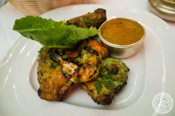 Tandoori mixed grill at Tamarind in TriBeCa, NYC, New York