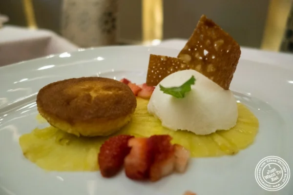 Coconut mousse bomb at Tamarind in TriBeCa, NYC, New York