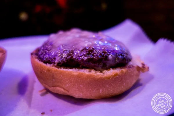 Burger at Black Iron Burger in Chelsea, NYC, New York