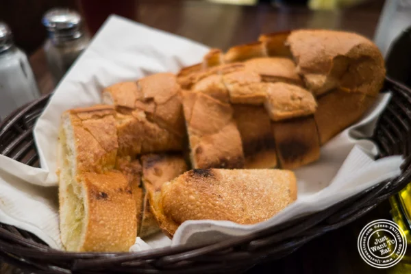 Garlic bread at Patzeria Family and Friends in NYC, New York