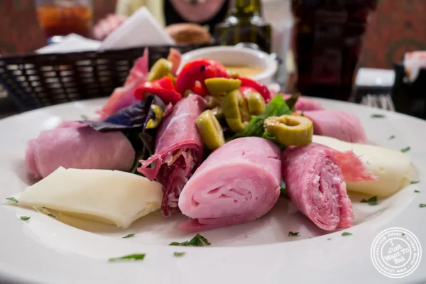 Antipasto salad at Patzeria Family and Friends in NYC, New York