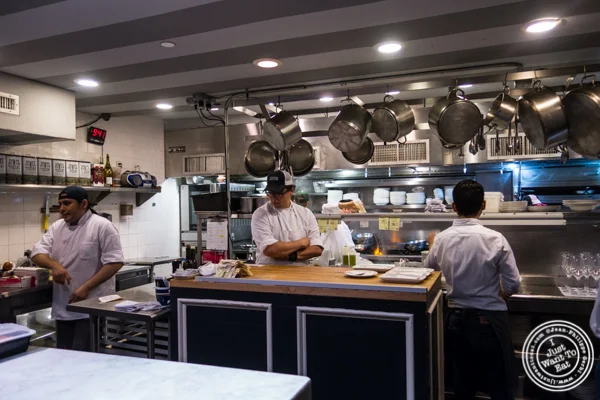 Kitchen at L'Artusi, Italian Restaurant in the West Village, NYC, New York