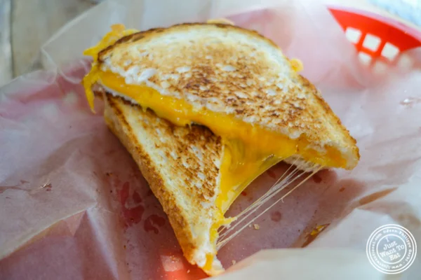 Grilled cheese at Luke's Lobster in Hoboken, NJ