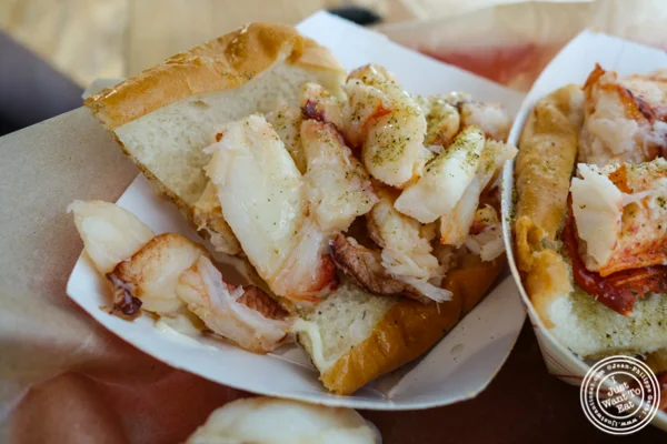 Crab roll at Luke's Lobster in Hoboken, NJ