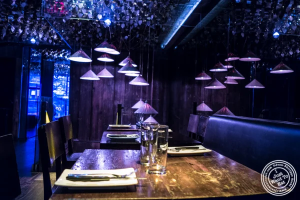 Dining room at OBAO, South East Asian cuisine in Hell's Kitchen