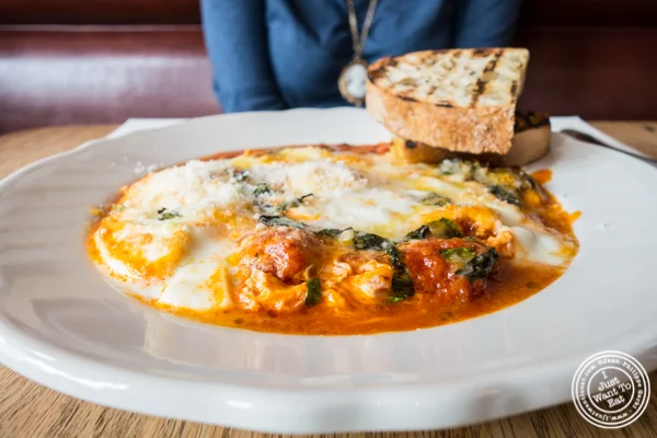 Baked eggs at Bar Primi in NYC, New York