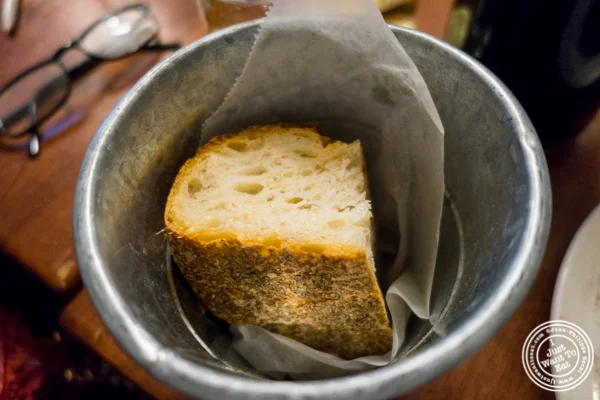bread at La Sirene, French Restaurant, NYC, New York