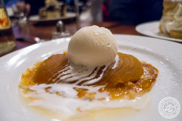 Tarte tatin at La Sirene, French Restaurant, NYC, New York