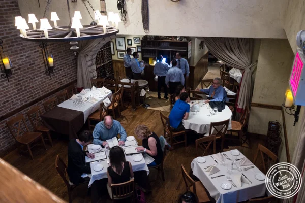 Dining room at La Masseria in NYC, New York