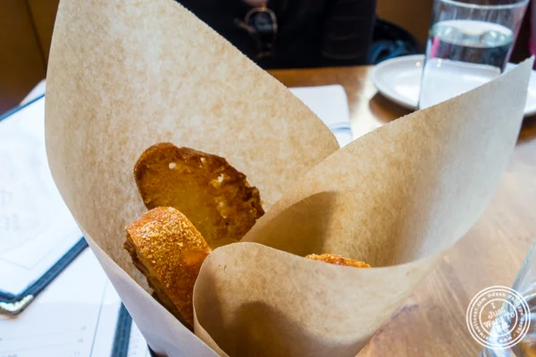 Bread basket at The Harold in NYC, New York