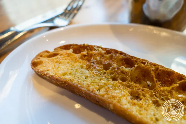 Grilled bread at The Harold in NYC, New York
