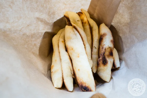 Grilled pita at The Harold in NYC, New York