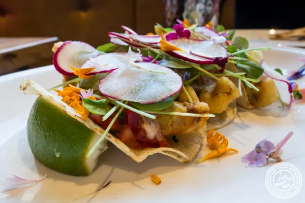 Fish tacos at The Harold in NYC, New York