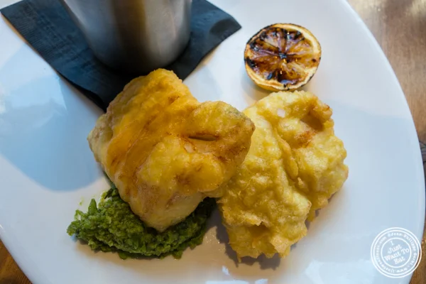 Fish and chips at The Harold in NYC, New York