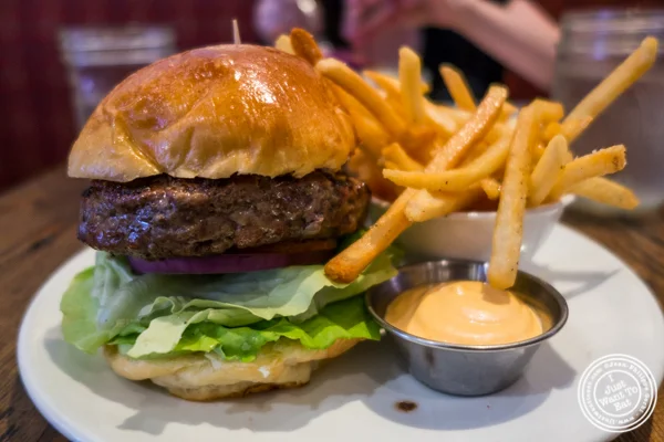 Short rib bulgogi burger at BarKogi in NYC, New York