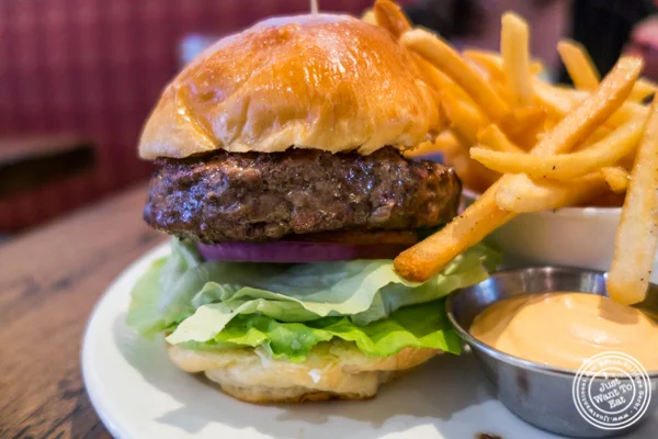 Short rib bulgogi burger at BarKogi in NYC, New York