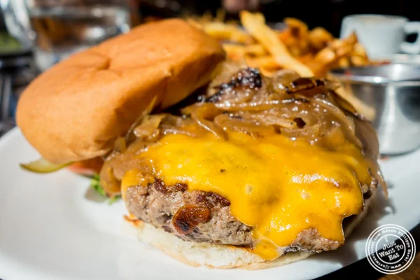 Burger at Eats in NYC, New York