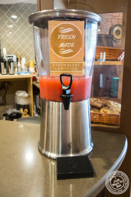 Strawberry lemonade at Flatbread Grill in Hoboken, NJ