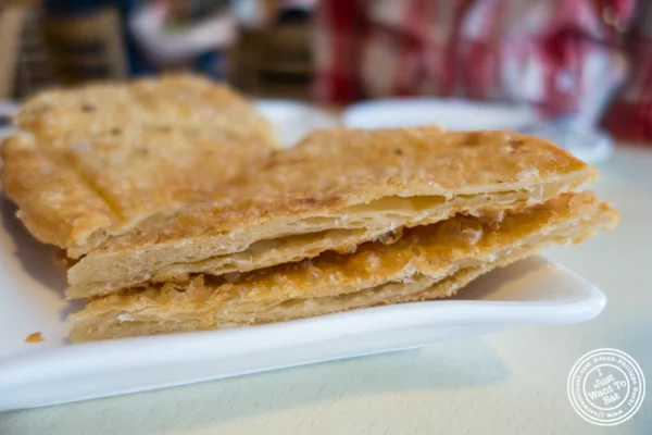 Scallion pancakes at Rice Shop in Hoboken, NJ