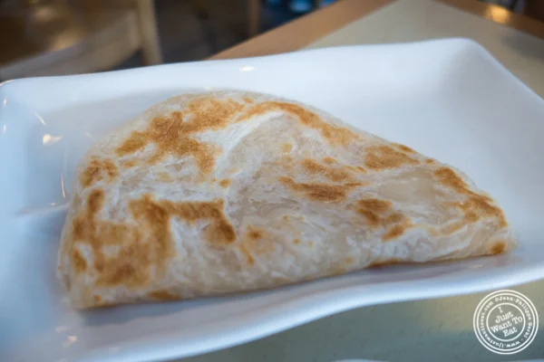 Roti canai at Rice Shop in Hoboken, NJ