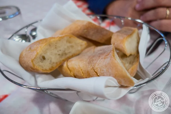Bread at Tout Va Bien, French Restaurant in NYC, New York