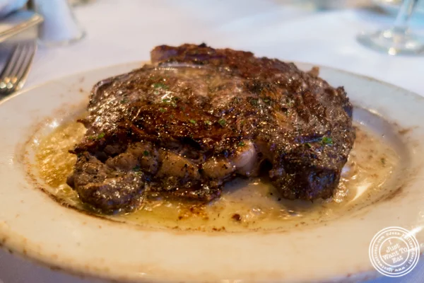 Petite ribeye at Ruth's Chris Steakhouse in Weehawken, NJ