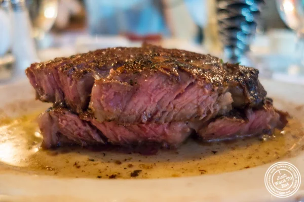 Petite ribeye at Ruth's Chris Steakhouse in Weehawken, NJ
