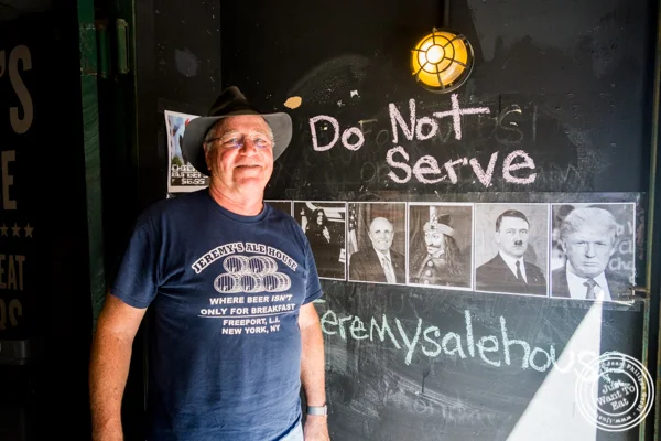 Jeremy Holin at Jeremy's Ale House in NYC, New York