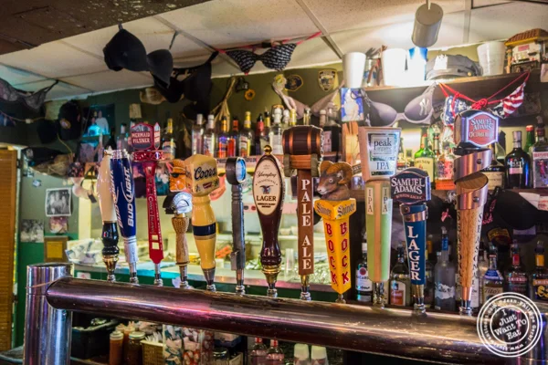 Beer on tap at Jeremy's Ale House in NYC, New York