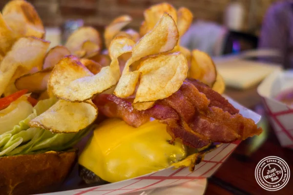 Cheeseburger at Jeremy's Ale House in NYC, New York
