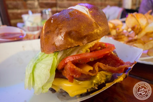 Cheeseburger at Jeremy's Ale House in NYC, New York