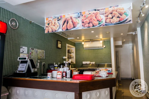 Counter at The Chicken Factory in Hoboken, NJ