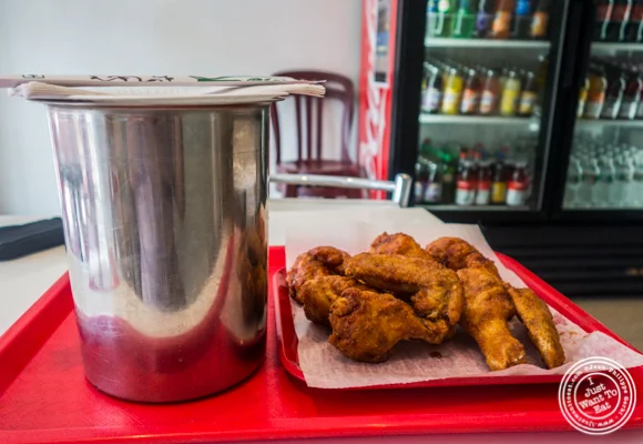 Wings at The Chicken Factory in Hoboken, NJ