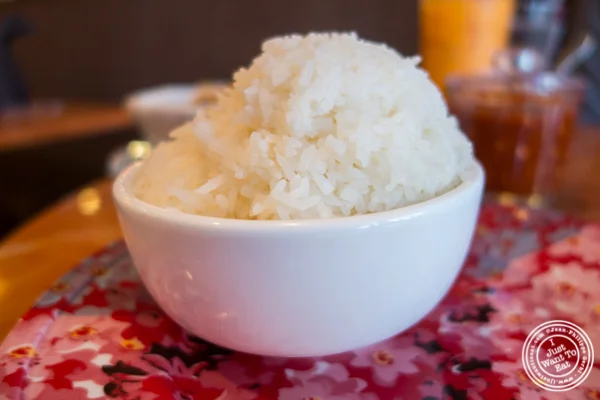 Rice at Bangkok City in Hoboken, NJ