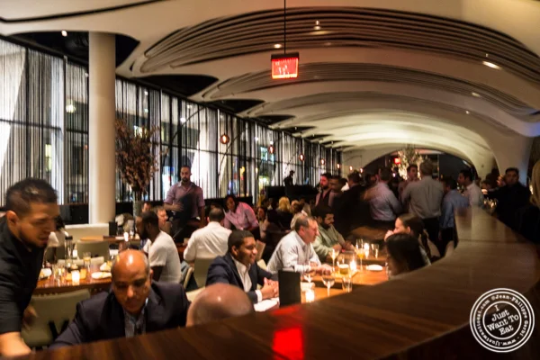 Dining room at STK, modern steakhouse in NYC, New York