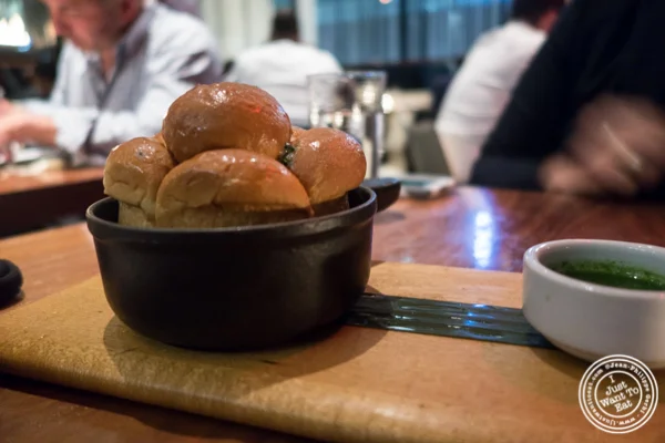 Sourdough bread at STK, modern steakhouse in NYC, New York