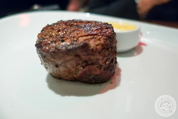 Filet mignon at STK, modern steakhouse in NYC, New York