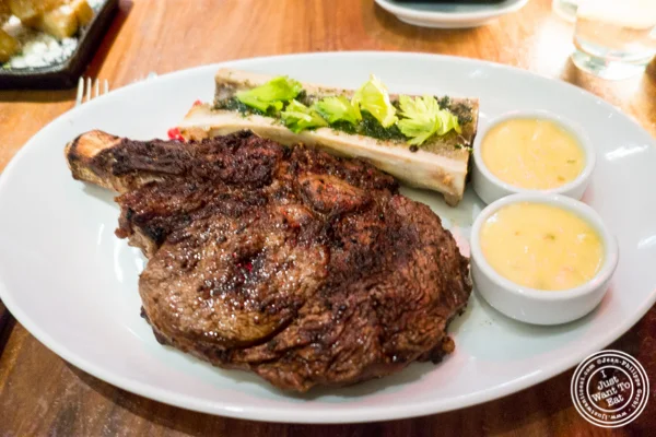 Ribeye at STK, modern steakhouse in NYC, New York