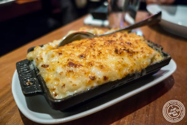 Mac and cheese at STK, modern steakhouse in NYC, New York
