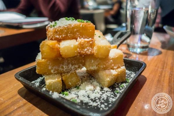 Truffle and parmesan fries at STK, modern steakhouse in NYC, New York