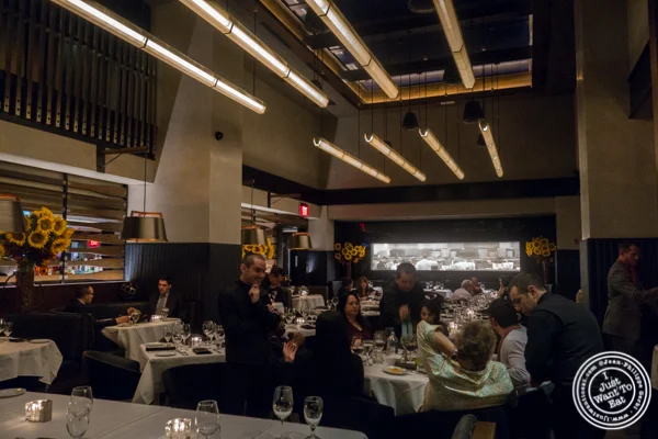 Main dining room at Ocean Prime in NYC, New York