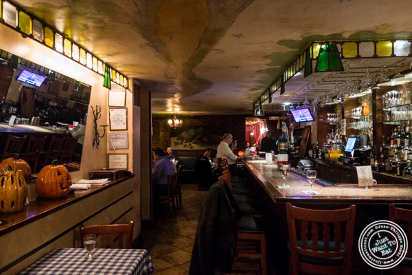 Bar area at Maria's Mont Blanc in The Theater District, NYC, New York