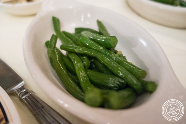 String beans at Maria's Mont Blanc in The Theater District, NYC, New York