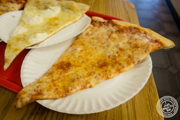 Plain slice at H & S Giovanni's in Hoboken, NJ